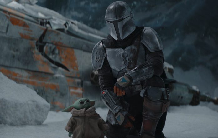 Grogu and the Mandalorian (Pedro Pascal) 'The Mandalorian'