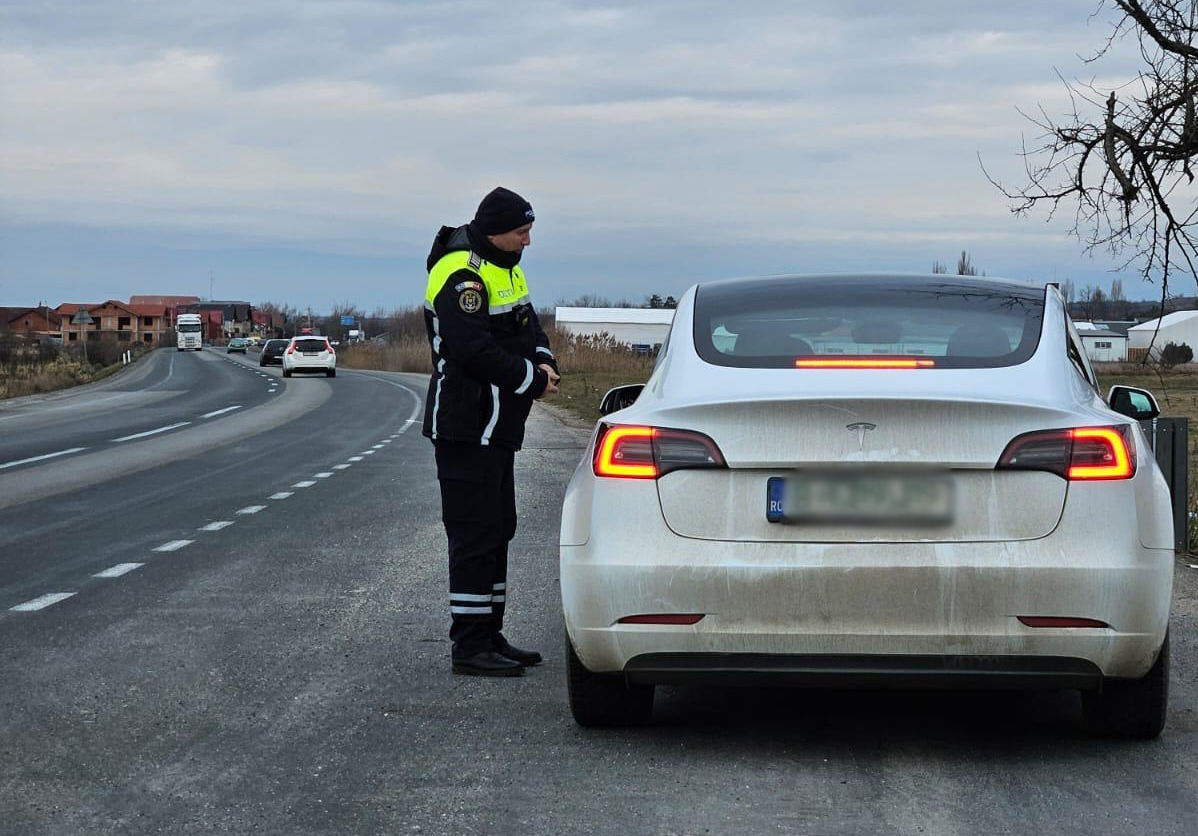 Timiș: 15 șoferi au rămas fără permise de conducere, în urma unei acțiuni a polițiștilor