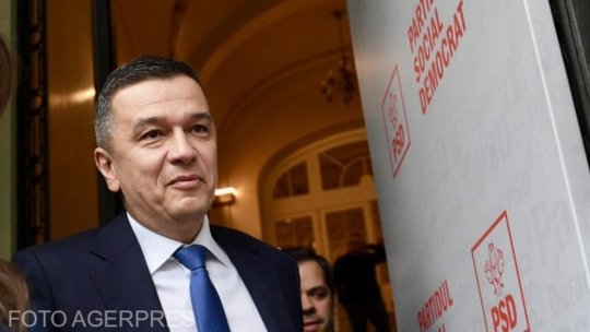 PSD susține formarea unei majorități parlamentare în sprijinul guvernului Veștea