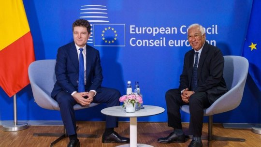 Întrevedere a preşedintelui Consiliului European, António Costa, cu preşedintele României, Nicuşor Dan